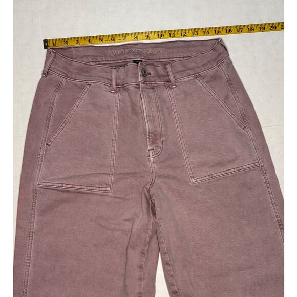 American Eagle Womens 12 Stretch Skater Pants Everyday Neutral Basic Fall Casual - Picture 3 of 11